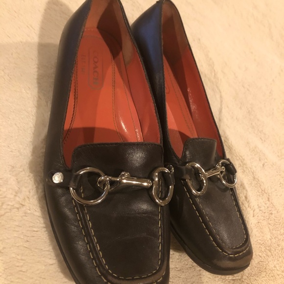 Coach Dorie Flats Loafers Shoes Size 6.5 Brown EUC - Picture 2 of 3
